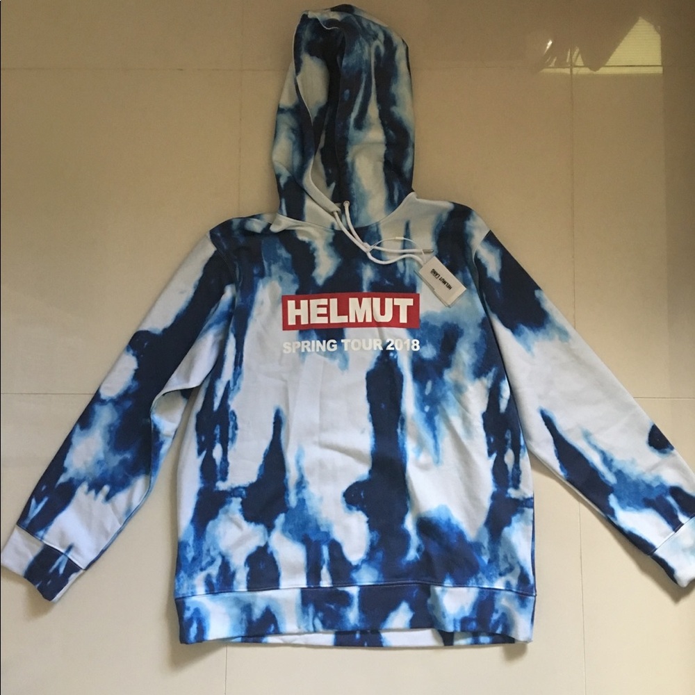 Helmut Lang 2017 tie dye hoodie
